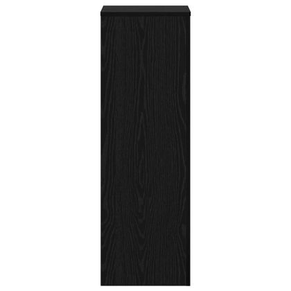 Стойка за растения Черния дъб 33 x 33 x 100 cm Инженерно дърво