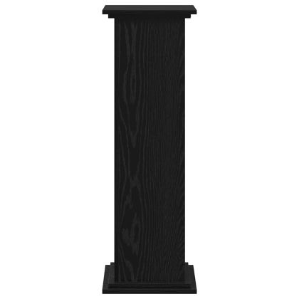 Стойка за растения Черния дъб 33 x 33 x 100 cm Инженерно дърво