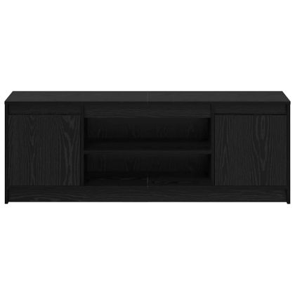 ТВ Единици Черно 139,5 x 34 x 50 см Инженерно дърво