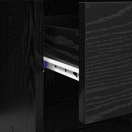 Бюро с чекмедже Черния дъб 90 x 49 x 75 см Инженерно дърво