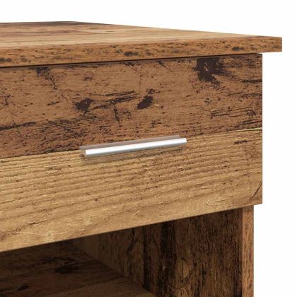 Бюро с чекмедже Старо дърво 90 x 49 x 75 см Инженерно дърво