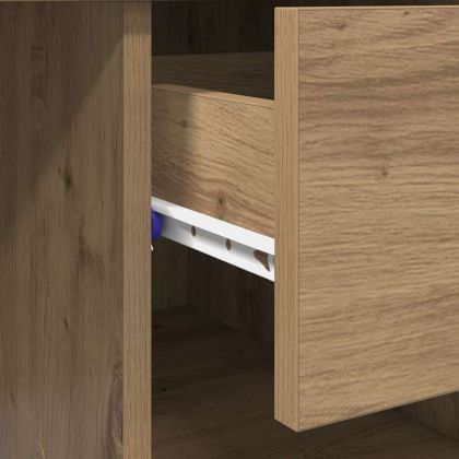 Бюро с чекмедже с рафт Дъб 90 x 49 x 75 см Инженерно дърво