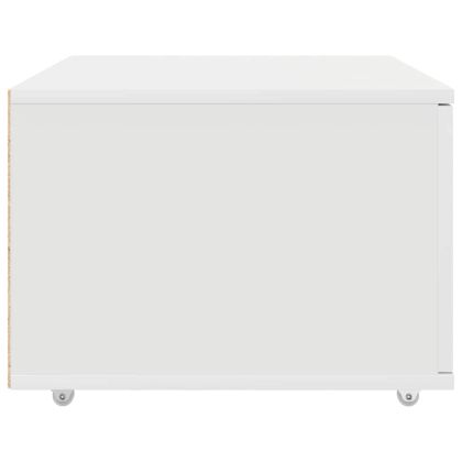 Чекмеджетен шкаф Бяло 55 x 45 x 33.5 см Инженерно дърво