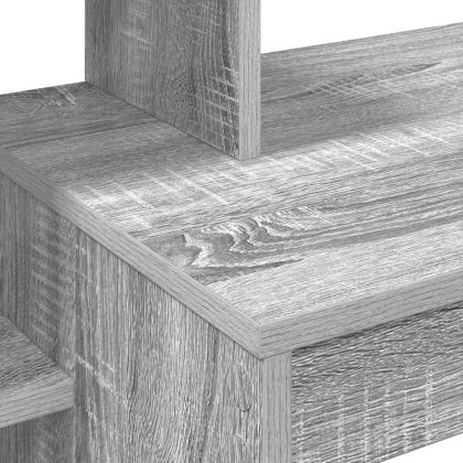 Бюро с рафт Сив Сонома 100 x 40 x 90 cm Инженерно дърво