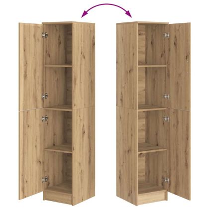 Хайтборд дъб артизан 35 x 39 x 168 см Инженерно дърво