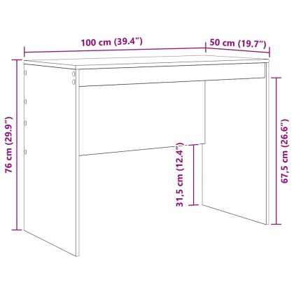 Бюро Старо дърво 100 x 50 x 76 см
