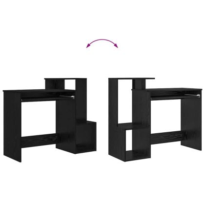 Бюро с чекмедже Черния дъб 106 x 41 x 88.5 см Инженерно дърво