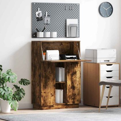 Бюро с рафт Димян дъб 71.5 x 31.5 x 106.5 см Инженерно дърво