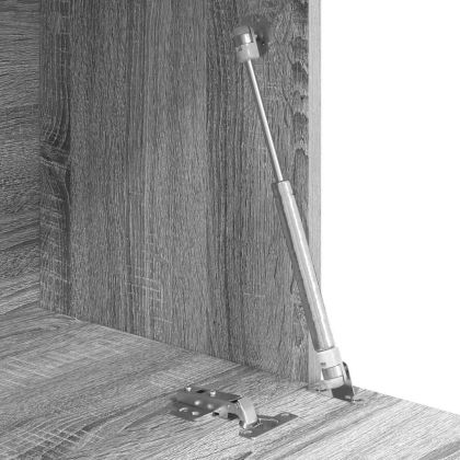 Бюро с рафт Сив Сонома 71.5 x 31.5 x 106.5 см Инженерно дърво