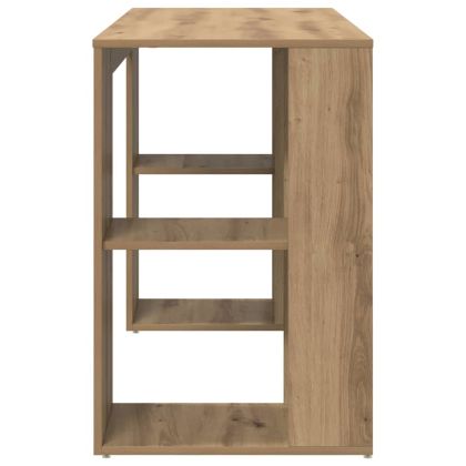 Бюро с рафт Дъб 130 x 50.5 x 75 см Инженерно дърво