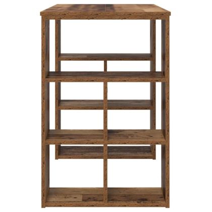 Бюро с рафт Старо дърво 90 x 50 x 75 см Инженерно дърво