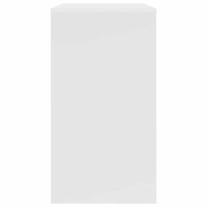 Бюро с чекмедже Бяло 77.5 x 43 x 79 см Инженерно дърво