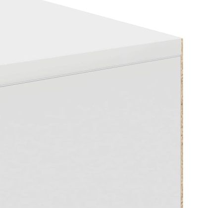 Бюро с рафт Бяло 102 x 50 x 75 см Инженерно дърво