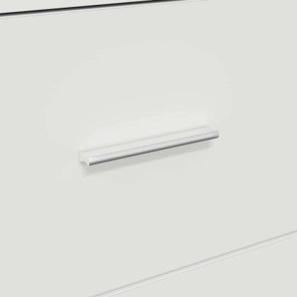 Шкаф с чекмедже Бяло 38 x 34.5 x 75 см Инженерно дърво