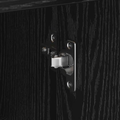 Шкаф с чекмедже Черен дъб 38 x 34.5 x 75 см Инженерно дърво