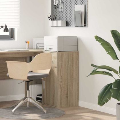 Шкаф с чекмедже дъб сонома 38 x 34.5 x 75 см Инженерно дърво