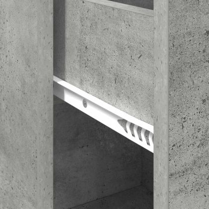 Шкаф с чекмедже Бетонно сиво 38 x 34.5 x 75 см Инженерно дърво