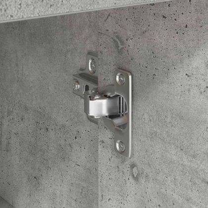 Шкаф с чекмедже Бетонно сиво 38 x 34.5 x 75 см Инженерно дърво