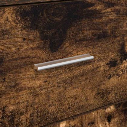 Шкаф с чекмедже Опушен дъб 38 x 34.5 x 75 см Инженерно дърво