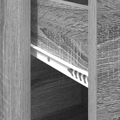 Шкаф с чекмедже Сив сонома 38 x 34.5 x 75 см Инженерно дърво