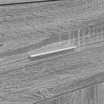 Шкаф с чекмедже Сив сонома 38 x 34.5 x 75 см Инженерно дърво