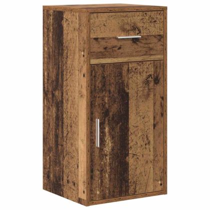 Шкаф с чекмедже Старо дърво 38 x 34.5 x 75 см Инженерно дърво