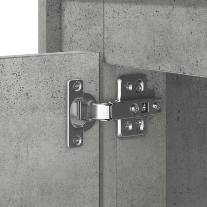 Нощен шкаф с Бетонно сиво 44 x 34.5 x 45 см Инженерно дърво