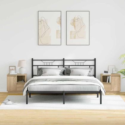 Нощен шкаф 2 pcs Сонома дъб 50 x 34,5 x 50 см. Инженерно дърво