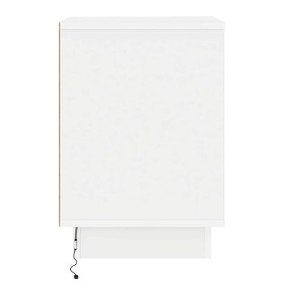 Нощен шкаф 2 pcs Бяло 39 x 34,5 x 50 см Инженерно дърво