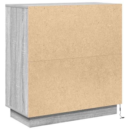 Шкафче с рафт Сив Сонома 71 x 34.5 x 75 см Инженерно дърво