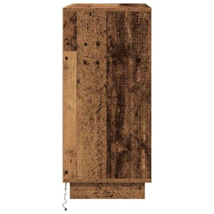 Шкафче с рафт Старо дърво 71 x 34.5 x 75 см Инженерно дърво