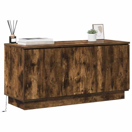 ТВ шкаф Димян дъб 100 x 38 x 49 см Инженерно дърво