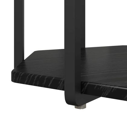 Комплект помощни маси с рафт 2 pcs Черния дъб