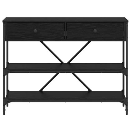 Конзолна маса с чекмедже Черния дъб 100 x 34,5 x 75 см Дърво