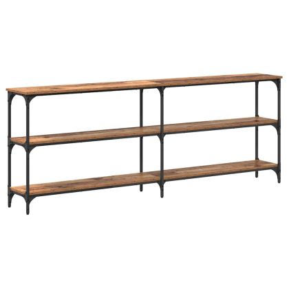 Конзолна маса Старо дърво 200 x 29 x 75 cm