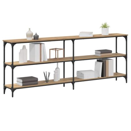 Конзолна маса дъб артизан 200 x 29 x 75 cm