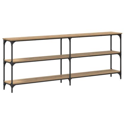 Конзолна маса дъб артизан 200 x 29 x 75 cm