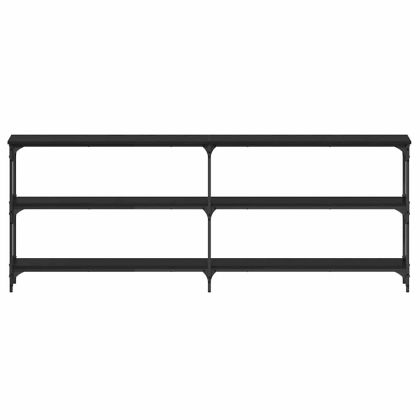 Конзолна маса Черен дъб 200 x 29 x 75 cm