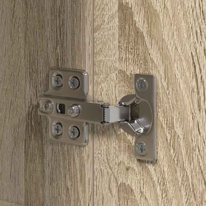 Кухненски шкаф с рафт Бежово 35 x 50 x 180 см Инженерно дърво