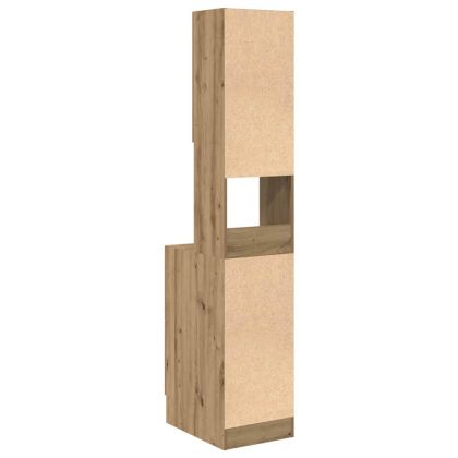 Кухненски шкаф с чекмедже с рафт дъб артизан Инженерно дърво