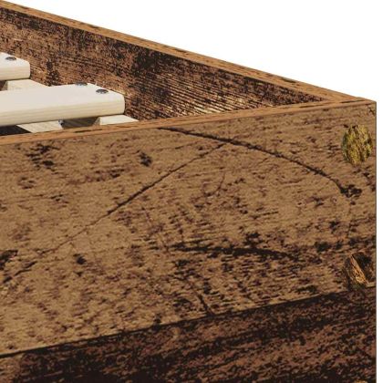 Рамка за легло Старо дърво 90 x 190 cm Инженерно дърво