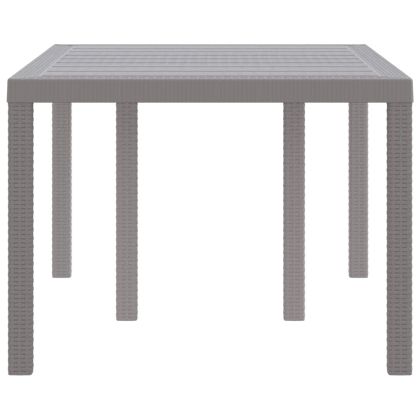 Градинска маса за хранене Светлосиво 150 x 100 x 73 см