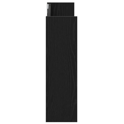 Шкаф за обувки 2 pcs Черния дъб 85 x 18 x 90 см Инженерно дърво