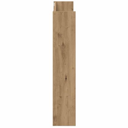 Шкаф за обувки с рафт 2 pcs Дъб 85 x 18 x 90 см Инженерно дърво