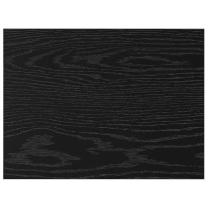 Етажерка Борд 4 pcs Черно 40 x 30 x 1,5 cm Инженерно дърво