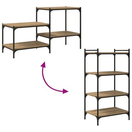 Етажерка Борд 4 pcs Кафяво 60 x 40 x 1,5 cm Инженерно дърво