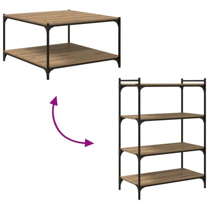 Етажерка Борд 4 pcs Кафяво 80 x 40 x 1,5 cm Инженерно дърво