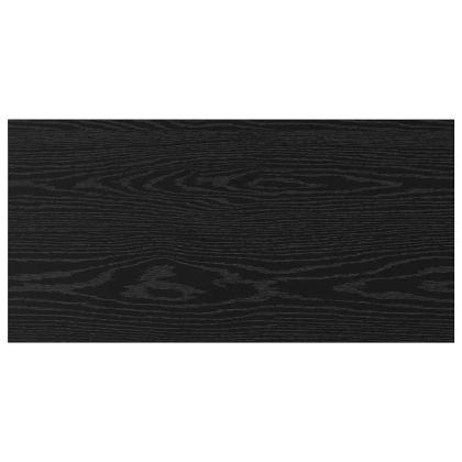 Етажерка Борд 4 pcs Черно 80 x 40 x 1,5 cm Инженерно дърво