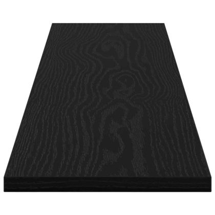 Етажерка Борд 4 pcs Черно 100 x 20 x 1,5 cm Инженерно дърво