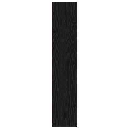 Шкаф за обувки 2 pcs Черния дъб 60 x 18 x 90 см Инженерно дърво